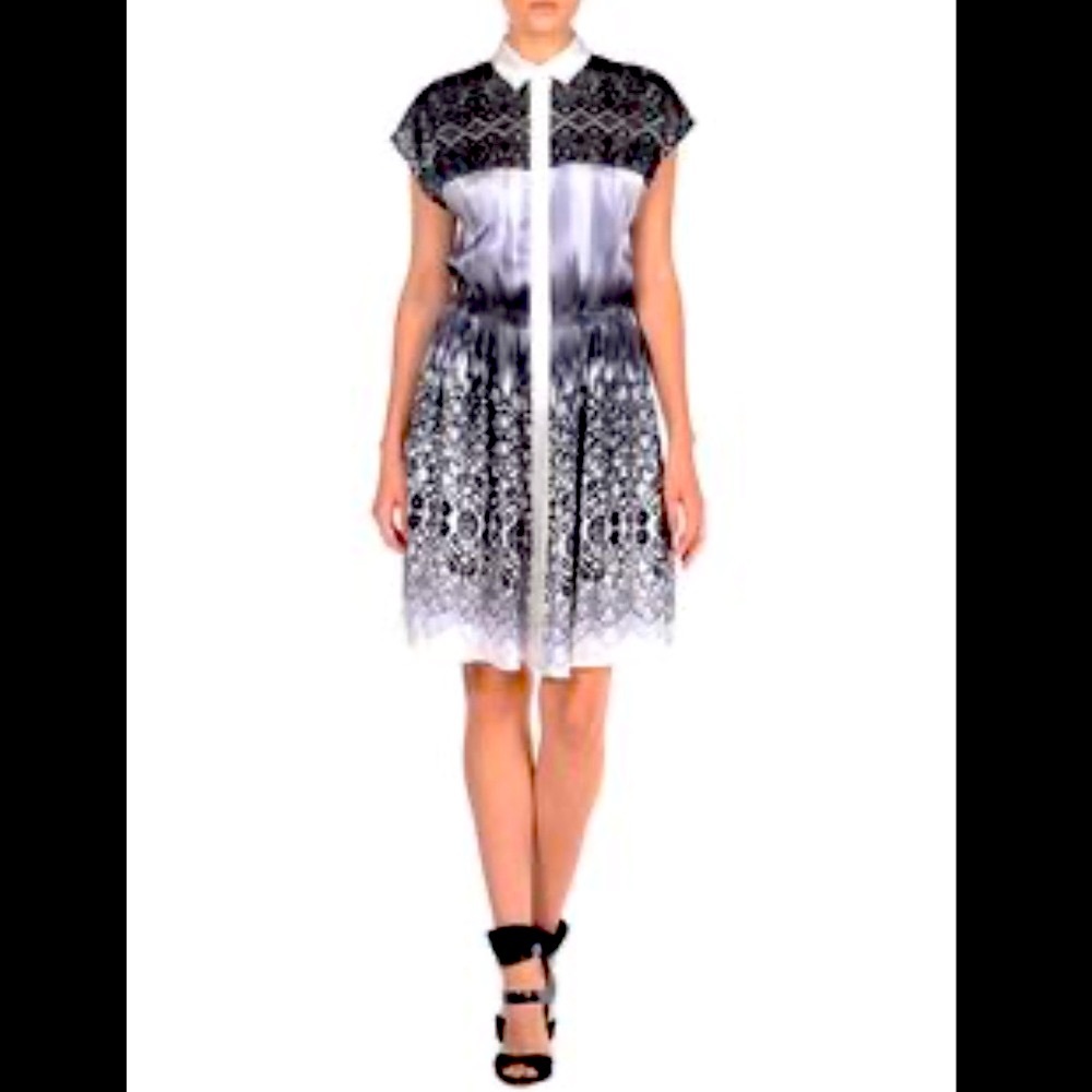 ICB by Prabal Gurung Melting Silk Shirdress